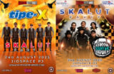 Skalut Party Tipe-X Tampilkan 2 Band Lokal